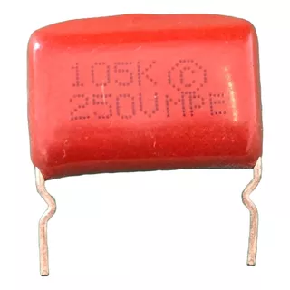 10x Capacitor Poliester 1uf/250v 10% 17mm Mpe
