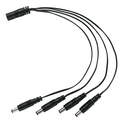 Cable Divisor De Energía Tipo Pulpo 1 A 4 Para Cctv, Volteck