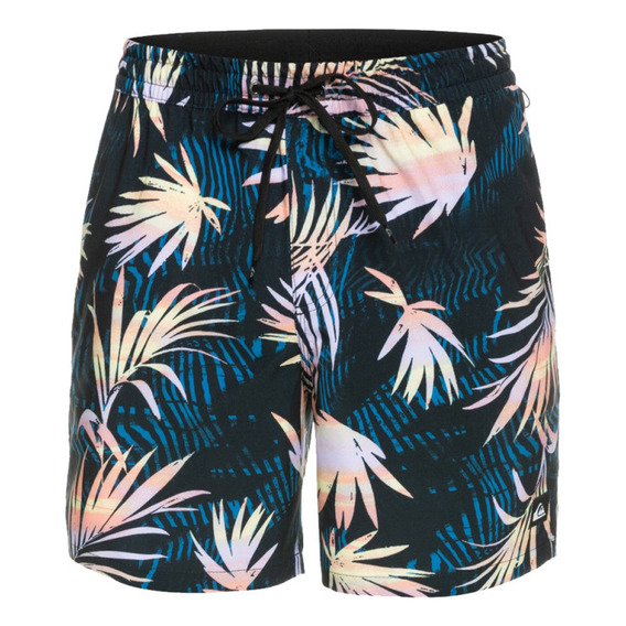 Boardshorts Playa Quiksilver Surfsilk Mix 17  Negro Hombre E