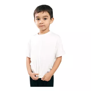 Remera M/c Niño Bamboo Ecológica Hipoalergénica Bambu