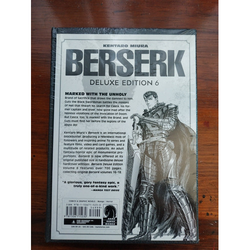 Berserk Deluxe Volume 6, De Kentaro Miura. Editorial Dark Horse Manga En Inglés