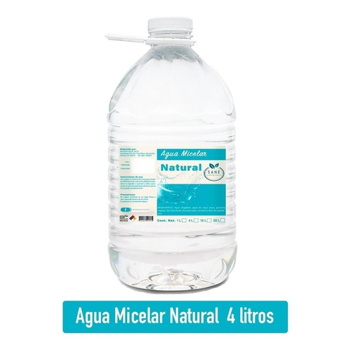 Agua Micelar Hidratante 4 Litros Sane Essentials