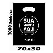 Sacolas Plásticas Personalizadas 20x30 1000 Un Promoção