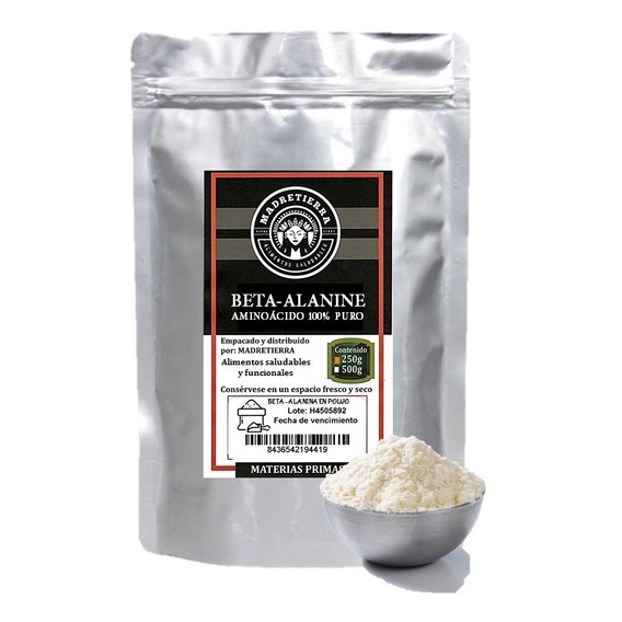 Beta Alanina 100% Pura X250g (1/2 Libra) - g a $184