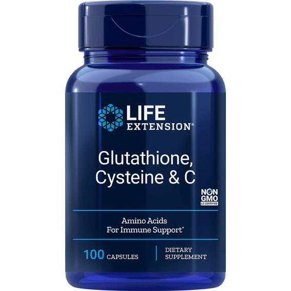 Glutatión Y Cisteína & C 750 Mg Life Extension 100 Capsulas