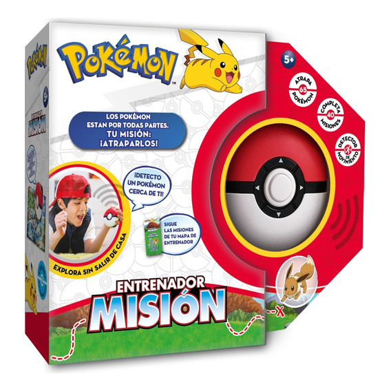 Pokebola Entrenador Mision Pokemon Interactivo Rre 56102 Ed