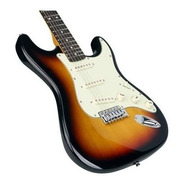 Guitarra Stratocaster Sx Fst62 3ts Sunburst Con Funda