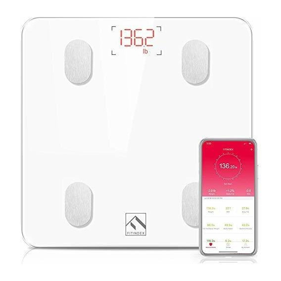 Fitindex Bluetooth Body Fat Scale, Smart Wireless Bmi Baño 