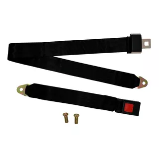 Oferta Cinturon De Seguridad Universal 2 Puntos Color Negro