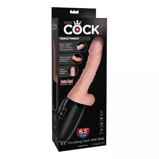 Sexshop King Cock Vibrador Consolador Juguete Sexual Dildos Color Carne
