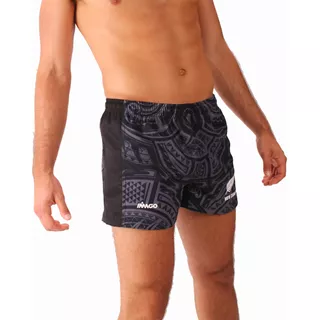 Short Rugby Hombre Imago Nueva Zelanda Maori Deportivo Corto