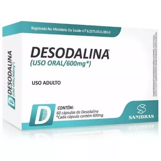 Desodalina (60 Caps) - Sanibras Sabor Sem Sabor