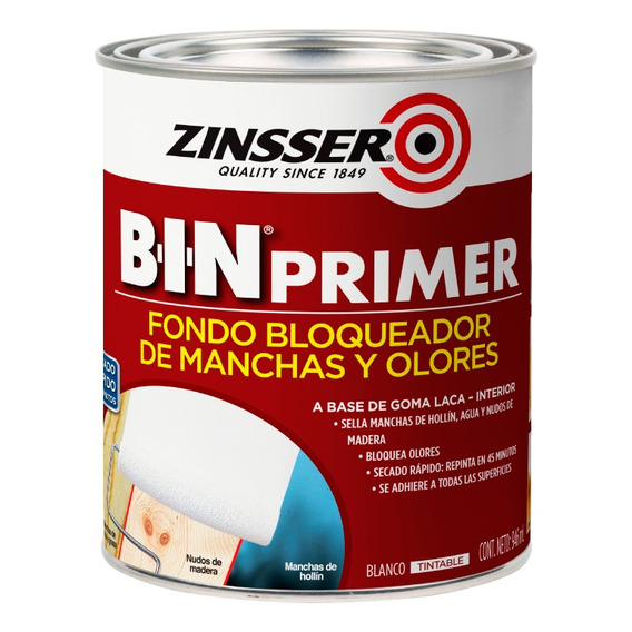 Bin Primer Zinsser Bloqueador Manchas | 0,946lt