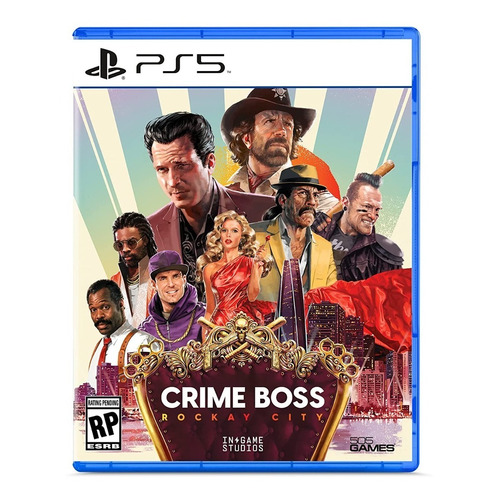 Medios físicos del juego Rockay City de Crime Boss para PS5