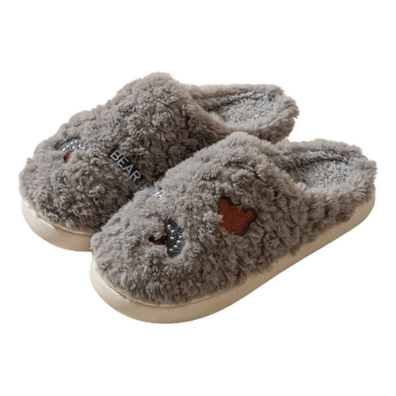 Pantuflas Peluche Mantener Caliente Suaves Y Cómodo Unisex