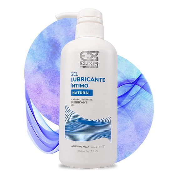 Gel Lubricante Intimo Natural Elixir Base Agua 500 Ml