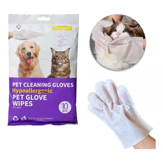 Luvas Descartáveis P Higienização Pets Limpeza Banho A Seco
