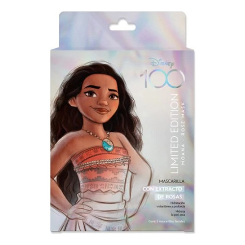 Disney 100 Set Mascarillas Faciales Antioxidantes Moana