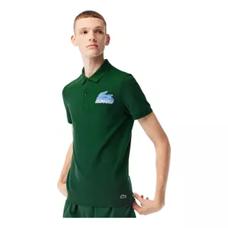 Chomba Mini Pique Hombre Lacoste Manga Corta Pre