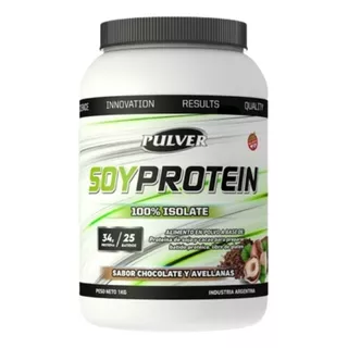 Suplemento Soy Protein Pulver 1 Kg Proteina De Soja Sabor Chocolate/avellanas