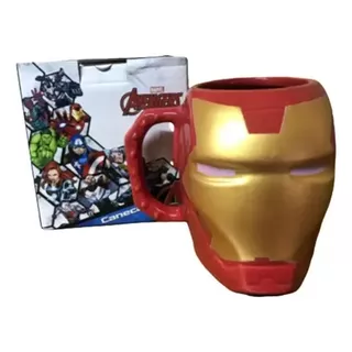 Caneca Formato 3d Iron Man Homem De Ferro 400ml Avengers