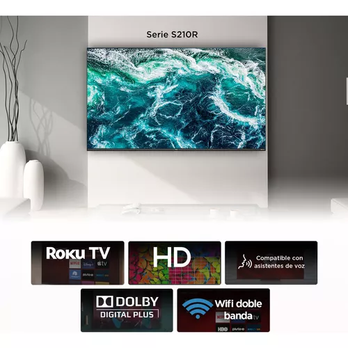 Smart TV TCL de 32 Pulgadas HDR de oferta en  México: con Roku TV  para ver Netflix,  y Disney+ por 3,099 pesos