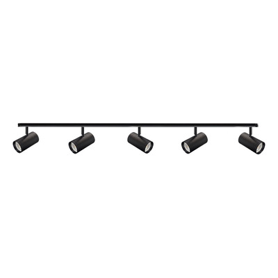 Riel 2 Metros 5 Luces Spot Mac Apto Led Deco Moderno  