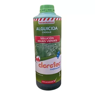 Anti Algas Alguicida Total Elimina Agua Verde - 1 Litro