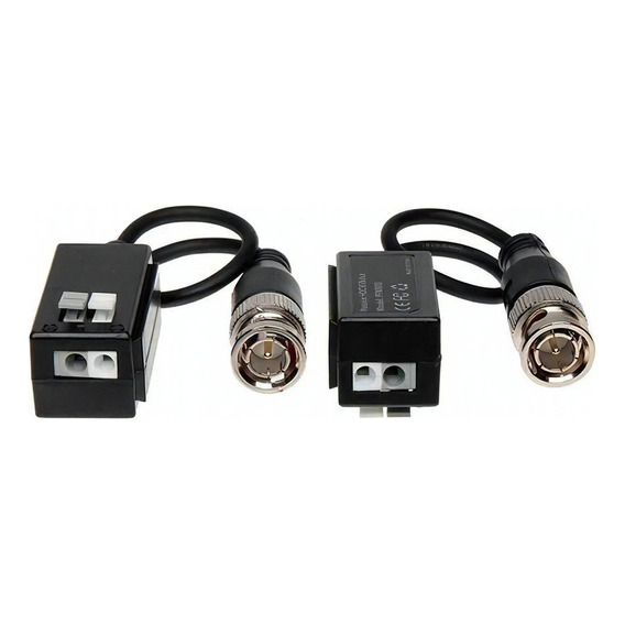 Balun Pasivo De Video Dahua Pfm800-e X2, Hd/full Hd Color Negro