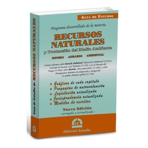 Guía De Estudio Recursos Naturales - Ed: Estudio