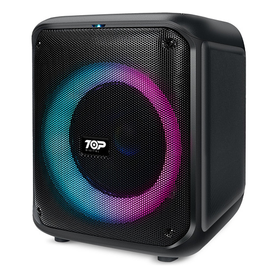 Parlante Portátil Top Digital 60w Bluetooth Fm Micrófono Color Negro