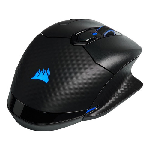 Mouse gamer de juego inalámbrico recargable Corsair  Dark Core RGB Pro negro