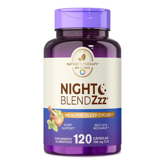 Night Blend, Sueño Reparador Descanso 100% Natural, Nt® Sabor Sin sabor