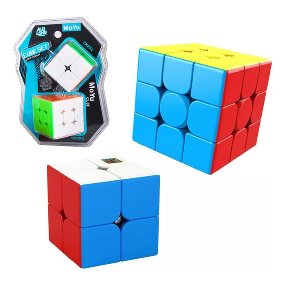 Set Cubos Magicos Rubik Moyu 2piezas Velocidad 2x2 Y 3x3