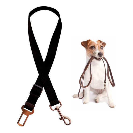 Cinturon De Seguridad Perros Autos Mascota Correa Regulable