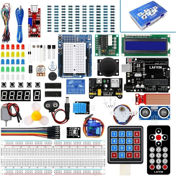 Kit De Inicio Uno R3 Compatible Con Arduino Ide Lafvin