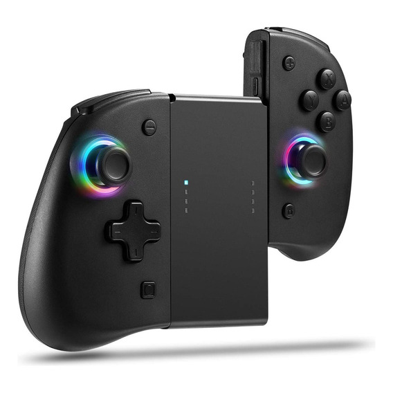 Joy-cons Pro Edición Especial Black Rgb Para Nintendo Switch Color Negro