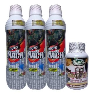 Trío Mero Macho 550 Ml +1 Mero  Macho Capsulas X 100