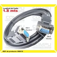 Cable Db9 Macho- Hembra 9 Pin 1.8m Ref: Smh18 Computoys Sas