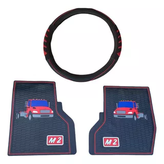 Tapetes Para Freightliner M2 Con Funda Cubre Volante 3xl