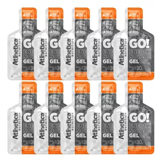 Suplemento Alimentar Liquido 30g - 10 Sachês Em Gel Carb Up Sabor Laranja Com Acerola