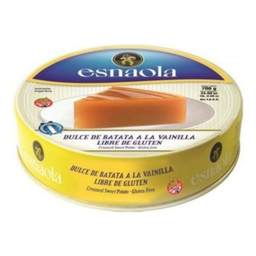 Dulce De Batata Esnaola Sin Tacc Lata X 700 Gramos