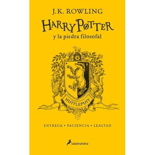 Harry Potter y la piedra filosofal ( Harry Potter 1 ): Edición Hufflepuff del 20º aniversario, de Rowling, J. K.. Serie Harry Potter Editorial Salamandra Infantil Y Juvenil, tapa dura en español, 2018