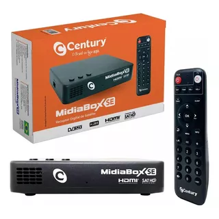 Receptor Century Midiabox Se B7 Midia Box Hd Tv Sat Regional