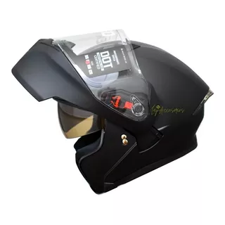 Casco Moto Abatible Ich  Certificado Gratis Placas 