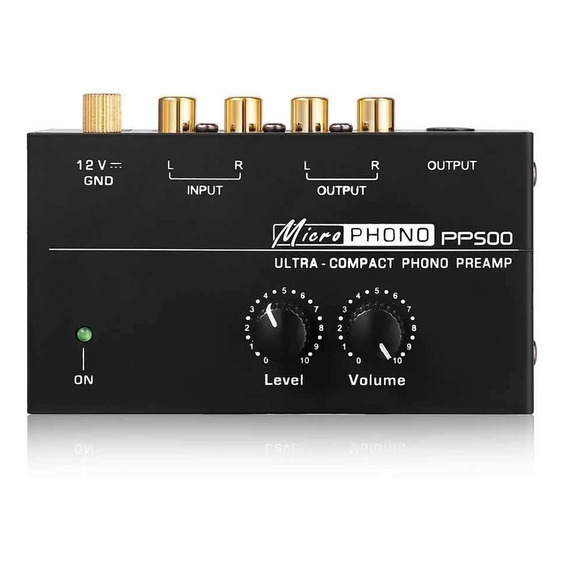 Preamplificador Phono Tornamesa Con Control De Volumen