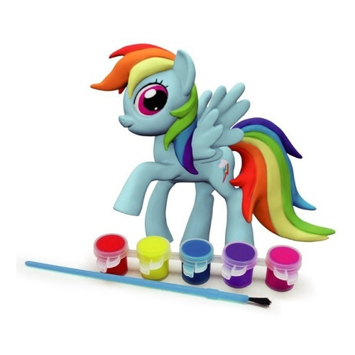 My Pequeño Pony Rainbow Dash De Ceramica Para Pintar Kreker
