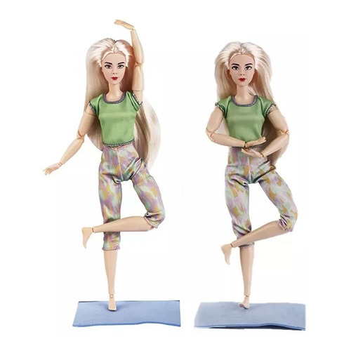 Muñeca Articulada Yoga Multiples Posiciones Reales
