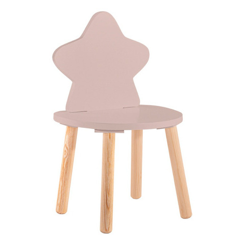 Silla De Estrella Para Niñas Y Niños Duduk Color de la estructura de la silla Rosa