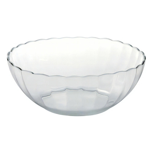 Bowl Ensaladera Vidrio Batidor Marinex Bella 3lt Color Transparente